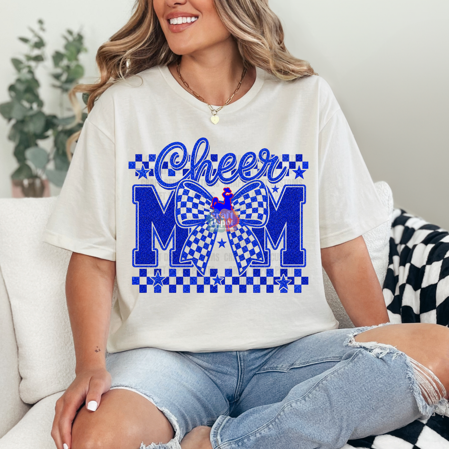 DTF PRINT-Cheer Mom-Cowboys