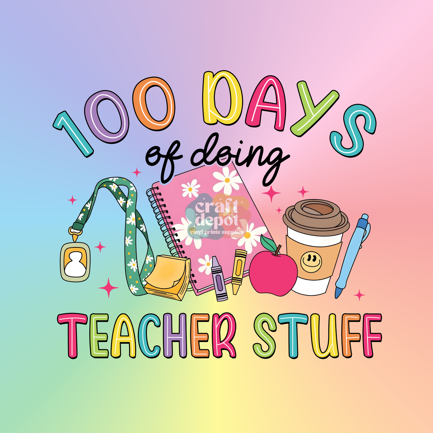 DTF PRINT-100 Days of School-91