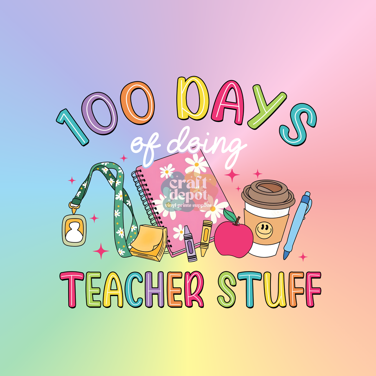 DTF PRINT-100 Days of School-92
