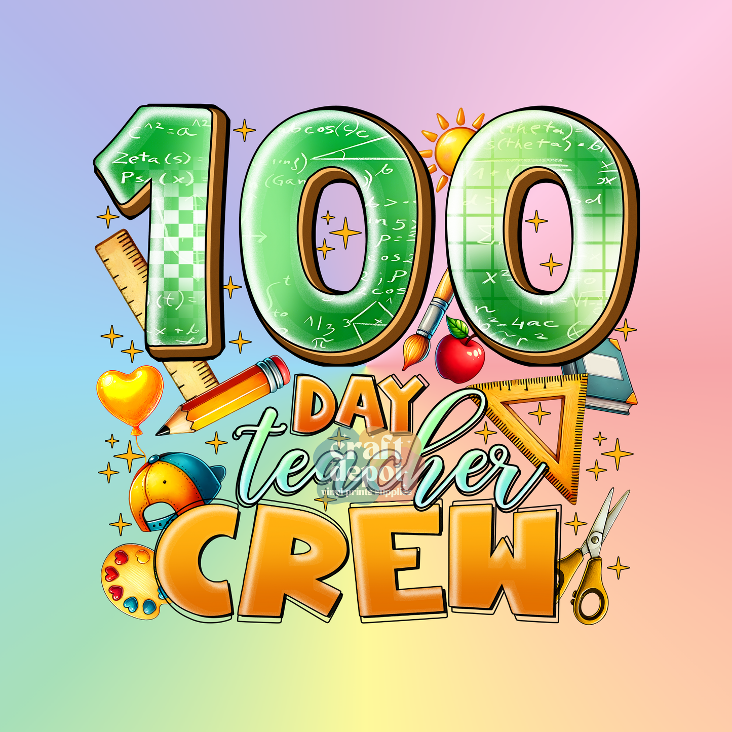 DTF PRINT-100 Days of School-94