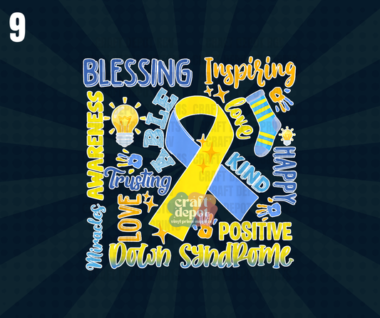 DTF PRINT- March-Down Syndrome Awareness-9