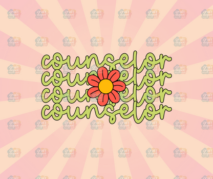 DTF PRINT-Wavy School Counselor