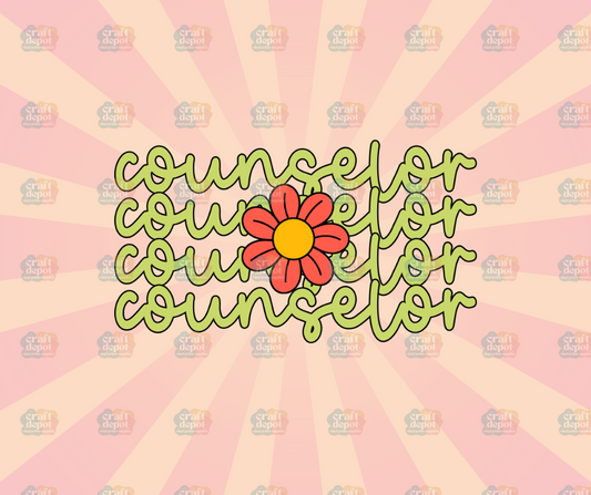 DTF PRINT-Wavy School Counselor