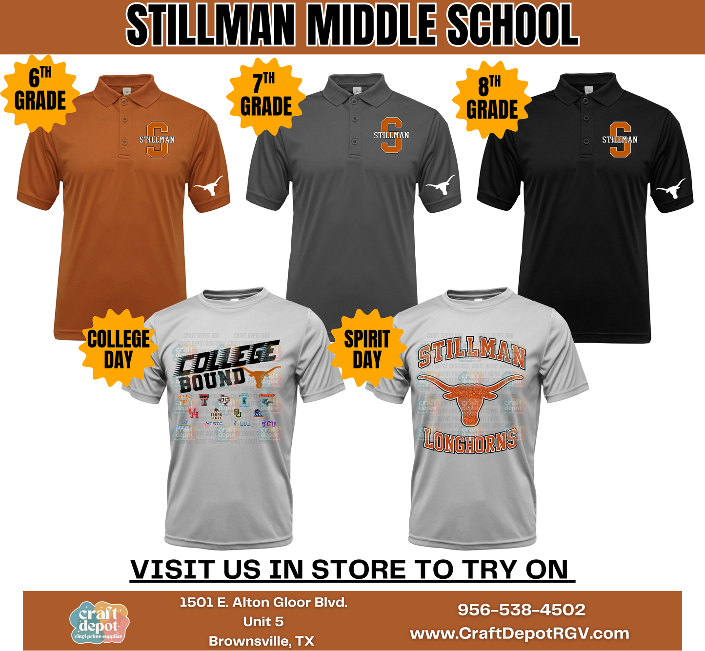 Uniform Bundle- BISD Middle Schools