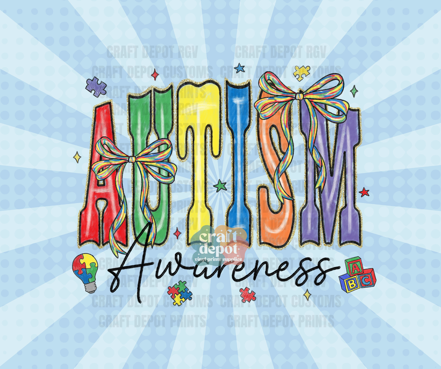 DTF PRINT- April -Autism Awareness-60