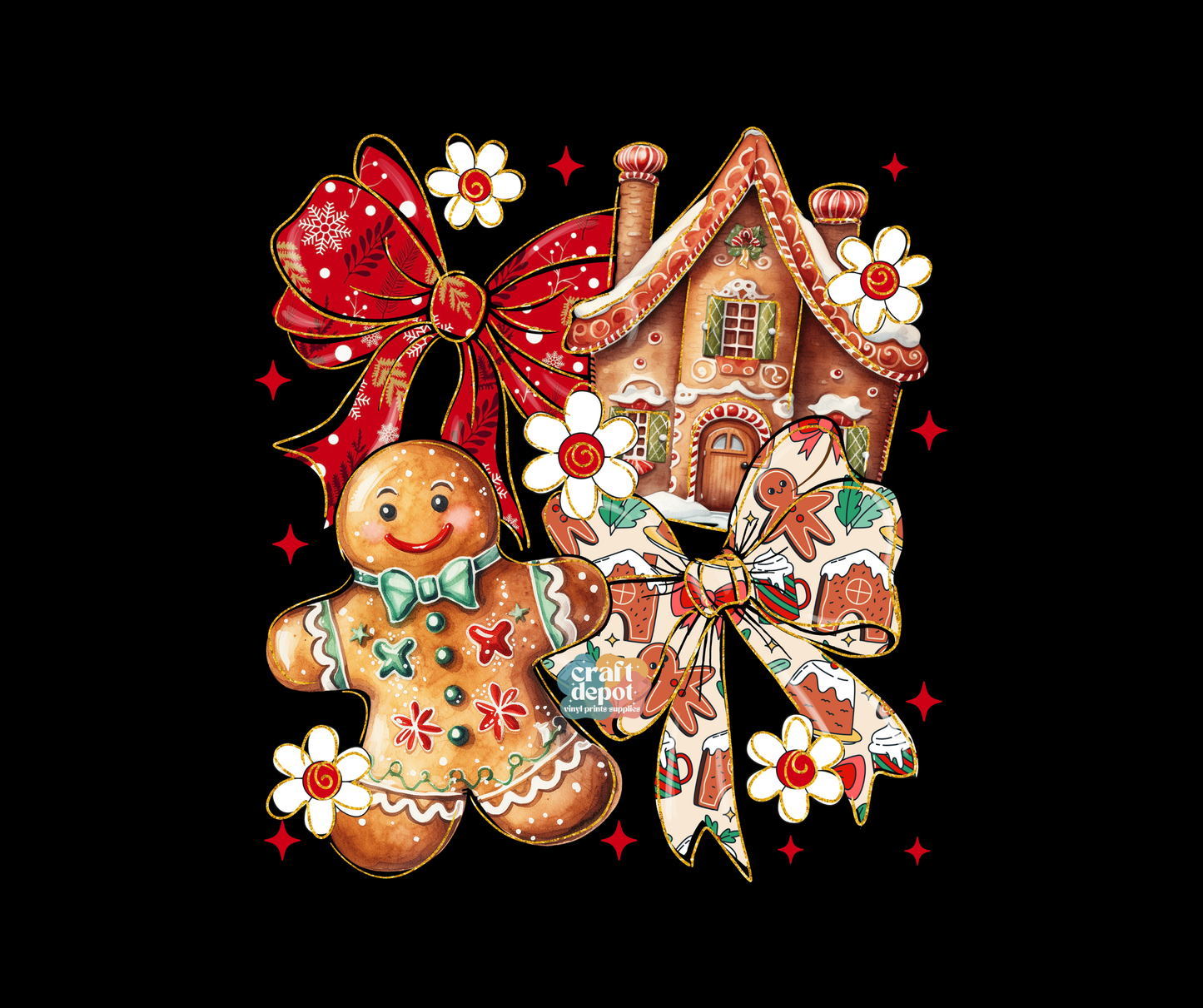 DTF PRINT-Winter-Christmas-Gingerbread-3
