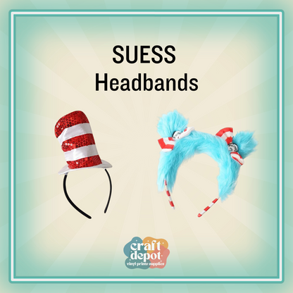 Seuss Character Inspired Headbands