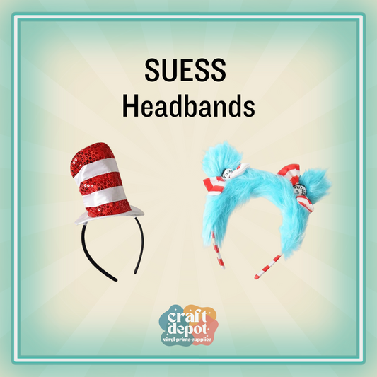 Seuss Character Inspired Headbands