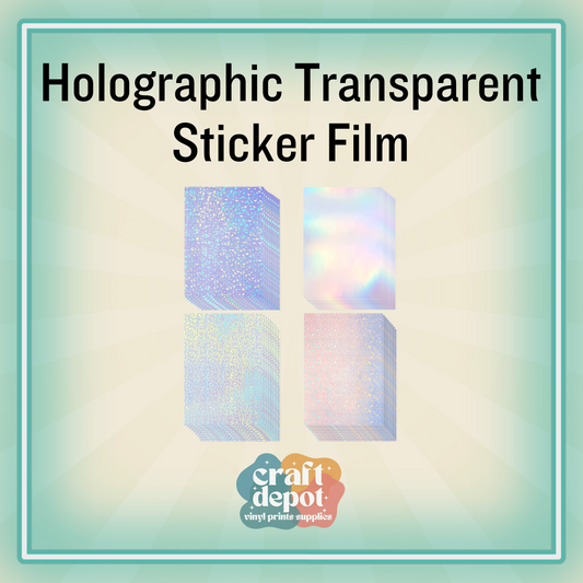 Holographic Transparent Sticker Film