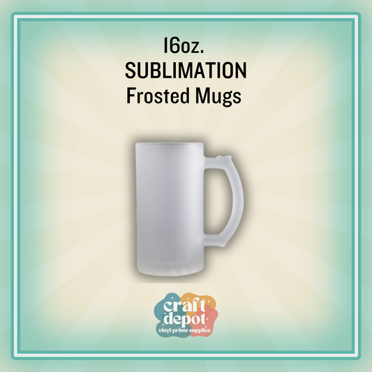 Frosted Mugs-Sublimation-16 oz.