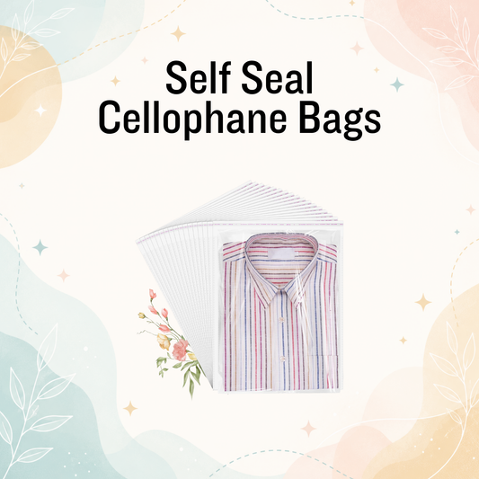 9x12 Self Seal Cellophane Bags-20 ct
