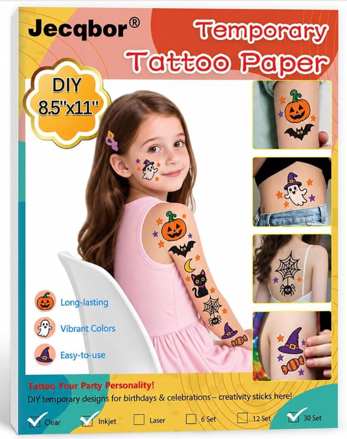 Printable Temporary Tattoo Sheets