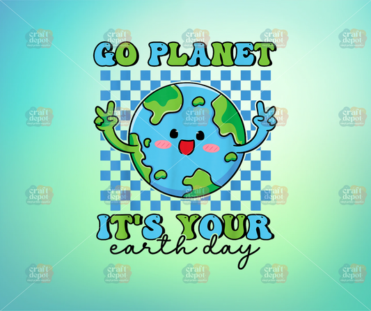 DTF PRINT-Go Planet-Earth Day