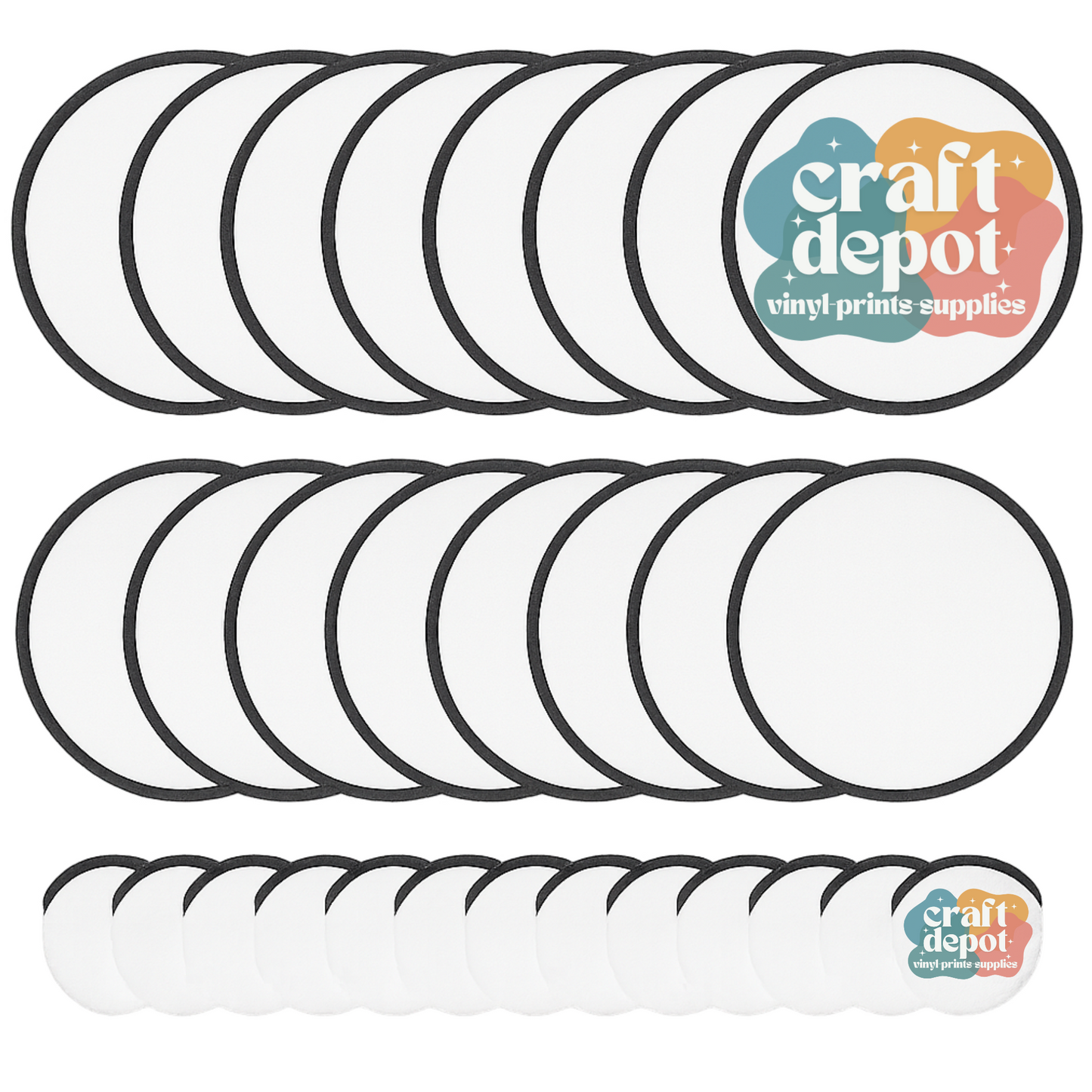 Foldable Disc Fans- SUBLIMATION