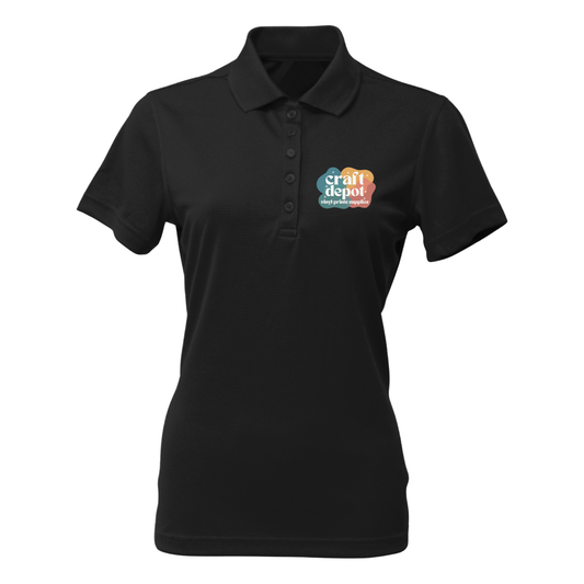 PRE-ORDER-BLANK EC407-Ladies Polo-Cool-Tek Short Sleeve