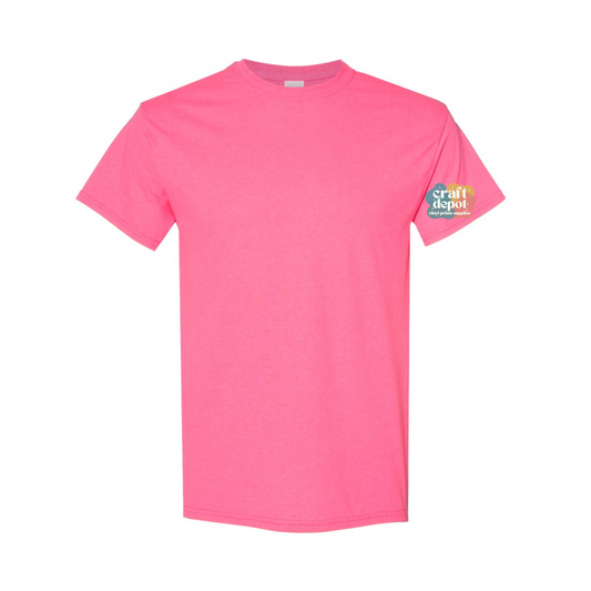 Gildan-YOUTH-Heavy Cotton-Safety Pink
