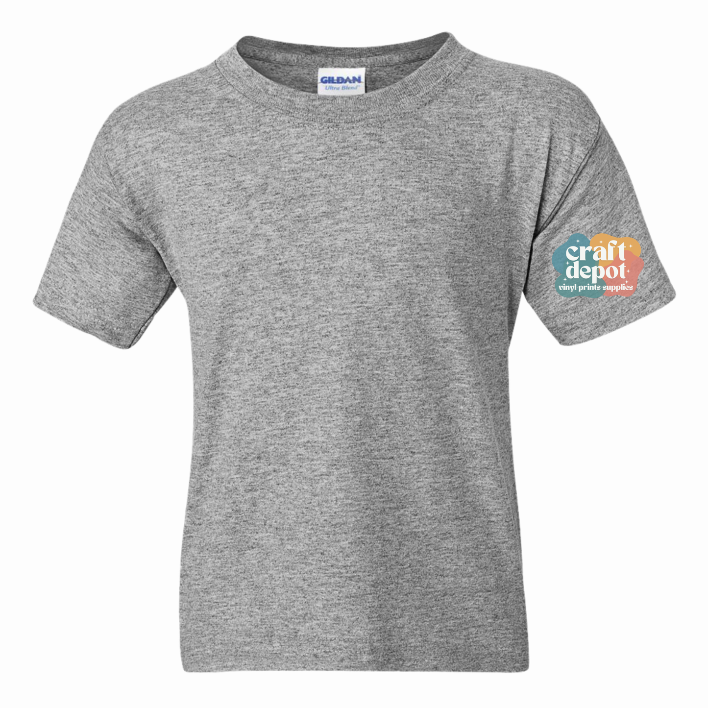 Gildan-YOUTH-Dry Blend- Sport Grey